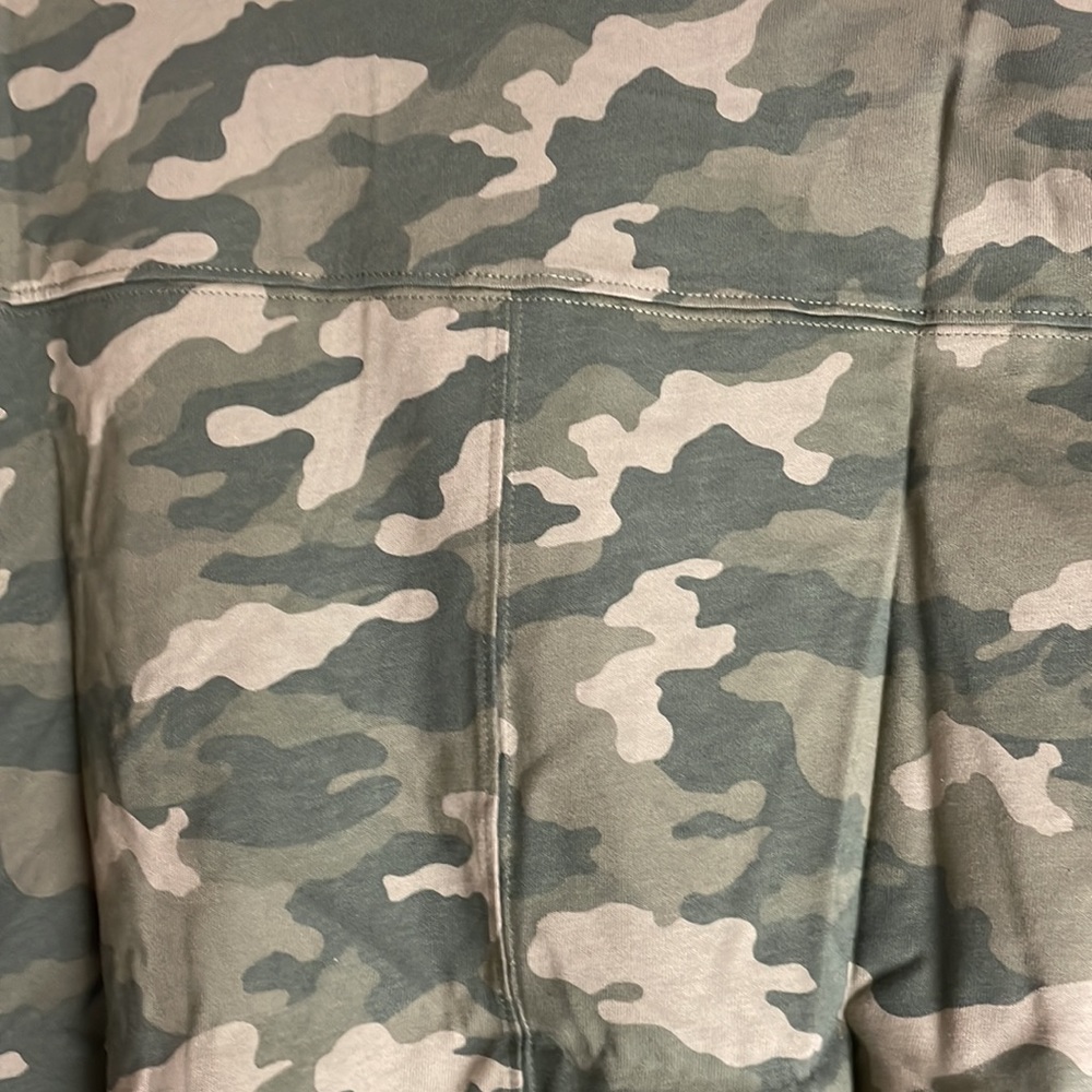 New Cute Old Navy Olive Camo Comfy T shirt Mini Dress Size XL - Picture 6 of 7
